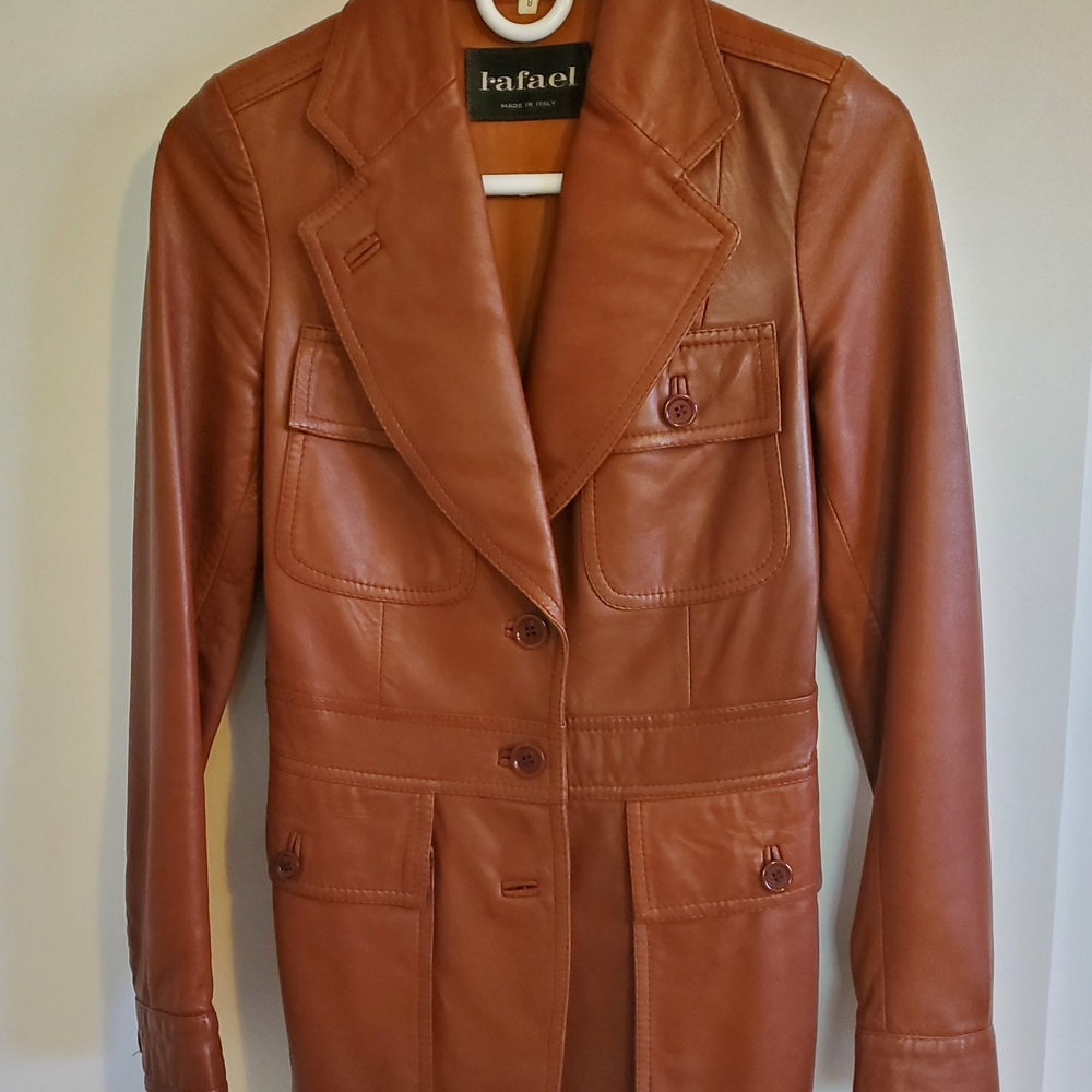 RAFAEL Women's Tan Leather Jacket